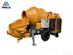 Pompe à béton mobile à <span class=keywords><strong>moteur</strong></span> diesel, mélangeur continu, haute qualité, transport vertical 120m/horizontal 500m, 30m/h - Product Image 2