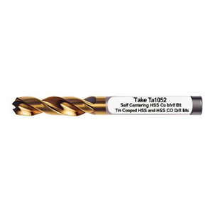 Ttake Ta1052 Self Centering Hss Co Twist <b>Drill</b> <b>Bit</b> Tin Coated Hss And Hss Co <b>Drill</b> <b>Bits</b> - Product Image 2