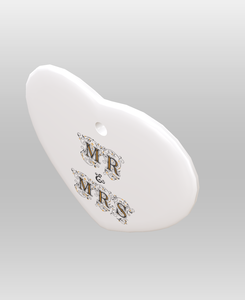 <b>Heart</b> Shaped Double Sided Porcelain Love Decor For Wall Hanging <b>Ornament</b> And Romantic Gift Giving - Product Image 6
