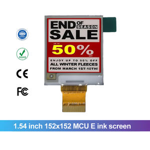 โมดูลจอแสดงผล E-Ink ขนาด 1.54 นิ้ว 152x152 พิกเซล สำหรับ MCU ป้ายราคาอิเล็กทรอนิกส์ กระดานแสดงผลดิจิทัล ESL ป้ายราคาอิเล็กทรอนิกส์แบบ E-Ink สำหรับชั้นวางสินค้า - Product Image 2