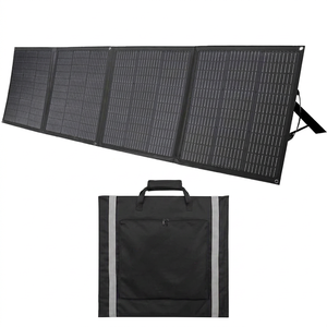 แผงโซลาร์เซลล์แบบโมโนคริสตัลไลน์พับได้ 200W, ประสิทธิภาพสูง 23.5%, กันน้ำระดับ IP67 พร้อมสาย MC4 สำหรับแบตเตอรี่ 12V, สถานีไฟฟ้า - Product Image 1
