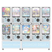 Machine à monnayeur de style japonais en métal avec support multilingue pour usage commercial, mini machine Gachapon
