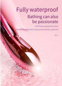 OEM人気商品 ハッピーで美しいデュアルオーラル防水ミニプライベートラベルワンドマッサージャーゲイセックストイバニーラビットバイブレーター女性向け - Product Image 6