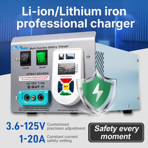 AC pil şarj cihazı V/110V ayarlanabilir şarj voltajı ve akımı için çok fonksiyonlu Li Ion/LiFePO4 220 - Product Image 2