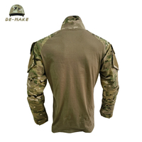 Vente flash - Combinaison tactique de type grenouille - Camouflage - Tissu Rip-Stop en polyester/coton - Chemise décontractée pour homme