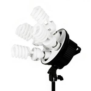 5 ampoules en 1 support photographie boîte souple vidéo Studio Film <span class=keywords><strong>Photo</strong></span> tir téléphone caméra éclairage doux boîte lampes trépied support Kit - Product Image 4