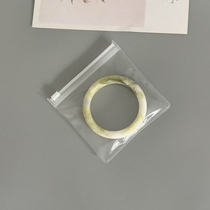 Clear PVC Jewelry Bag Zipper Top Custom Logo Screen Printed for Ring Earring Packaging Glasses Made EVA <b>Material</b> - Product Image 1