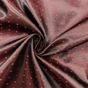 Doublure en <span class=keywords><strong>jacquard</strong></span> tricoté, tissu cationique satiné, veste en polyester, petit <span class=keywords><strong>jacquard</strong></span>, doublure en soie Shu Mei, résistant à l'abrasion - Product Image 2