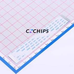 FC-1.0B-15P-100mm FFC <b>Cable</b> (Flexible Flat <b>Cable</b>) P=1mm Connector 15P 1mm 0.3mm Non-Inverting - Product Image 1