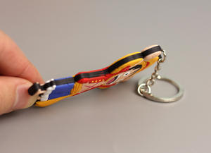 46 تصميم أنيمي سانجي لوفي سلسلة المفاتيح البلاستيكية مزدوجة الجانب المجوهرات التبعي - Product Image 4