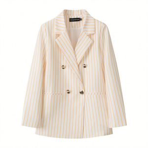 <span class=keywords><strong>Blazer</strong></span> Verde Caramelo Moderno con un Solo Botón para <span class=keywords><strong>Mujer</strong></span>, Primavera-Otoño 2026, Nueva Versión Coreana, Elegante y Casual para Figuras Pequeñas - Product Image 5