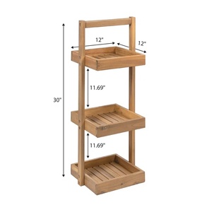 Mensola doccia a 3 livelli multifunzionale con base antiscivolo, porta asciugamani e portaoggetti resistente per bagno - Product Image 6