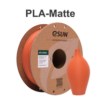Filament d'impression 3D ESUN PLA-Matte Tangerine 1,75 mm, tige en plastique 1 kg/2,2 lb, imprimante FDM haute résistance, marque célèbre certifiée