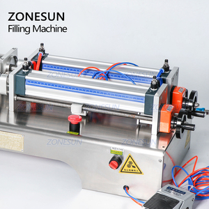 ZONESUN ZS-YT2P Fully Pneumatic Alcohol Hand Sanitizer Gel Liquid Soap <b>Bottle</b> <b>Dispenser</b> Filling Machine - Product Image 3