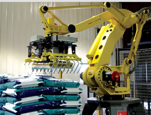 <span class=keywords><strong>Pince</strong></span> de manutention robotisée à commande pneumatique, capacité de charge 60 kg, pour palettisation de sacs de ciment et de produits alimentaires - Product Image 6