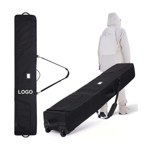 Athletic ODM OEM Bolsas de equipo para <span class=keywords><strong>botas</strong></span> acolchadas de esquí Bolsas deportivas de viaje <span class=keywords><strong>Bolsa</strong></span> de viaje con ruedas para llevar Snowboard rodante con ruedas - Product Image 1