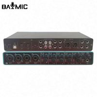Carte son externe USB AOSHEN/OEM 4i4, 4 entrées/sorties, interface audio professionnelle de studio, 96 kHz 24 bits, Au 404-K Music