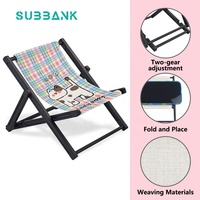 Support de téléphone portable personnalisable avec logo par sublimation, modèle Subbank, en plastique et lin, pour support de téléphone