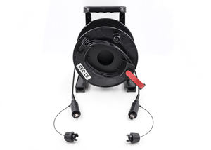 Erweiterter Strahl Junior Optischer Steckverbinder 2/4-adrig Stecker/Buchse für Raue Umgebungen Gepanzertes Feldkabel mit Kabeltrommel - Product Image 4