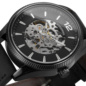 <span class=keywords><strong>Montre</strong></span>-bracelet mécanique squelette de conception royale pour hommes montres <span class=keywords><strong>à</strong></span> mouvement automatique lumineuses de luxe transparentes OEM de mode - Product Image 2