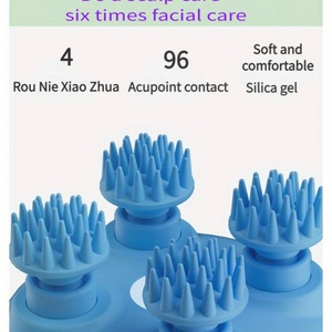 Nouveau masseur de tête personnalisé avec logo, dispositif de relaxation du cuir chevelu, masseur de tête imperméable, machine de massage du cuir chevelu à lumière rouge - Product Image 5