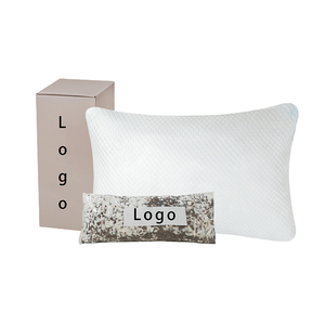 Almohada <span class=keywords><strong>de</strong></span> espuma viscoelástica triturada y cáscara <span class=keywords><strong>de</strong></span> trigo sarraceno al por mayor con funda <span class=keywords><strong>de</strong></span> fibra <span class=keywords><strong>de</strong></span> bambú, logotipo OEM personalizado <span class=keywords><strong>para</strong></span> hotel/hogar, almohada <span class=keywords><strong>para</strong></span> dormir - Product Image 1