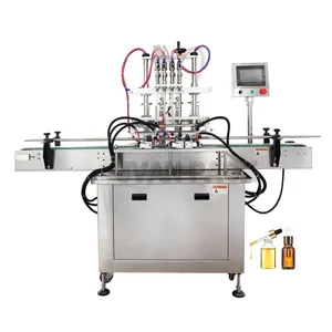 YT4T Automatic Piston Volumetric Shampoo Filler Oil Packing Machine Juice Milk Liquor Coffee Wine Glass Bottle Filling Machine