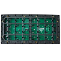 Modul Layar LED P5 Outdoor Dua Warna Merah Hijau 320x160mm IP65 1920Hz Panel Iklan