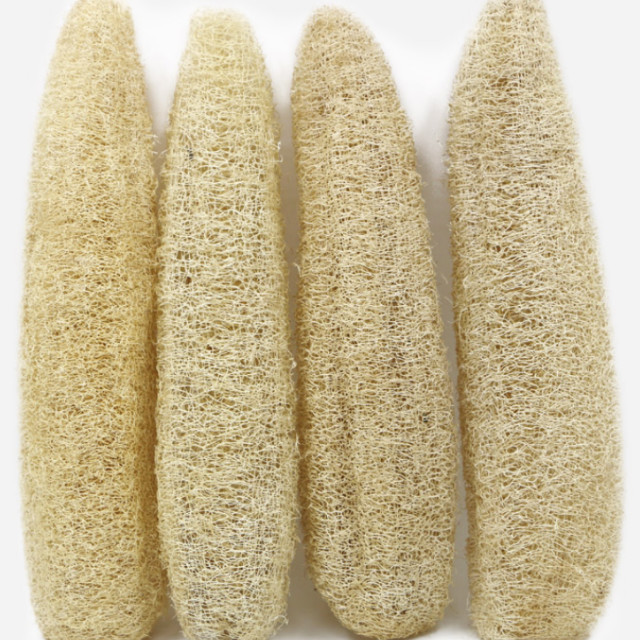 Оптовая продажа, индивидуальная натуральная кухонная губка для ванны, скребок для посуды Luffa Loofa, биоразлагаемая люффа, 100 штук