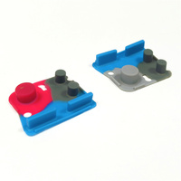 Clavier en caoutchouc silicone personnalisé avec des pastilles conductrices pour télécommande, finition anti-reflet, durée de vie de 1 million de cycles