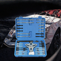 RuiMart Kit d'outils de démontage 46 pièces pour équilibreur harmonique, volant, engrenage et vilebrequin pour réparation automobile