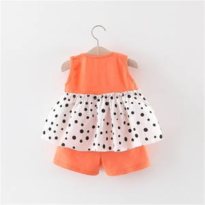 Fournisseurs de vêtements coréens : Ensemble robe et pantalon court pour enfants, T-shirt chinois, Vêtements unis pour enfants, Vente en gros au Royaume-Uni à prix abordable - Product Image 3