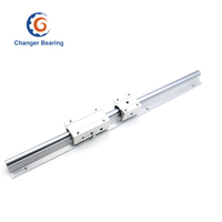 Soporte de aluminio SBR Bloque deslizante de eje óptico SBR10 12 16 20 25 30 35 40 50 Riel de guía lineal