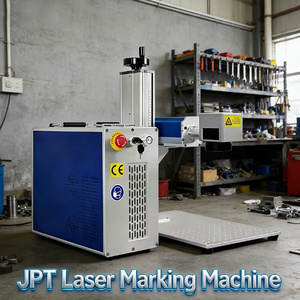 2026 New Design JTP MOPA M7 Air-Cooled Fiber Laser Marking Machine 20-100W 110x110-300x300mm Engraving Area PLT BMP AI DWG - Product Image 1