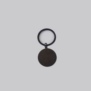 Llavero Redondo de Metal Dorado, Placa de Identificación para Perro, Grabado con Código QR, Llavero Promocional de Acero Inoxidable - Product Image 6