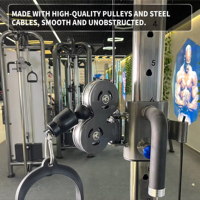 Appareil de musculation fonctionnel à charges réglables pour usage commercial en salle de sport, en métal sécurisé, pour exercices de Pec Fly, de bras, de poitrine et de dos