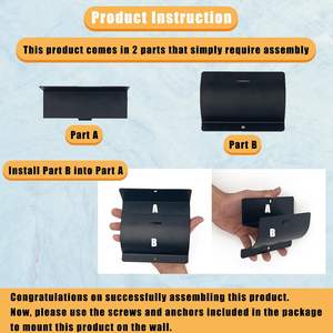 Crochets d'<span class=keywords><strong>échelle</strong></span> muraux robustes pour le stockage des <span class=keywords><strong>échelle</strong></span>s Cintres de <span class=keywords><strong>brouette</strong></span> pour mur de garage - Product Image 3