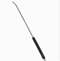 Lance haute pression personnalisée chromée, longue portée, pour nettoyeur de voiture, extension de pulvérisation sans pistolet