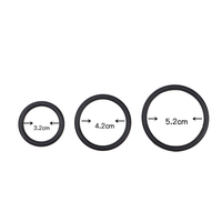 Silicone trois anneaux anneau de pénis pour hommes jouets sexuels pour adultes bite appariement coq
