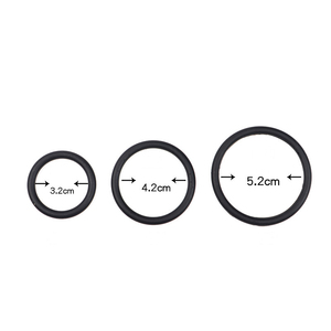 Silicone trois anneaux <span class=keywords><strong>anneau</strong></span> <span class=keywords><strong>de</strong></span> pénis pour hommes jouets sexuels pour adultes <span class=keywords><strong>bite</strong></span> appariement coq - Product Image 6