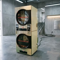 Laveuse-sécheuse commerciale à monnayeur de 15 kg, autonome et économe en main-d'œuvre pour les entreprises de blanchisserie publique