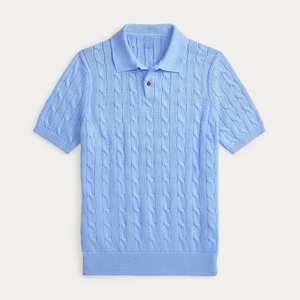 Suéter de <span class=keywords><strong>Punto</strong></span> Personalizado para <span class=keywords><strong>Hombre</strong></span>, Lana/Viscosa, <span class=keywords><strong>Jersey</strong></span> de Verano de Manga Corta, Polo de <span class=keywords><strong>Punto</strong></span>, Logotipo de Fábrica, MOQ Bajo - Product Image 5
