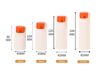Flacon pompe airless en acrylique pour crème cosmétique, sérum capillaire, huile et soins de la peau – 30ml, 50ml, 100ml, 120ml, 150ml