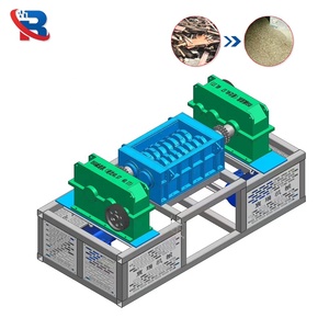 Đôi Trục kim loại Shredder điện thoại di động đĩa cứng máy tính máy tính xách tay máy nghiền điện tử chất thải tái chế - Product Image 2