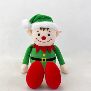 Osos <span class=keywords><strong>de</strong></span> Peluche Navideños Súper Suaves al por Mayor, Juguetes <span class=keywords><strong>de</strong></span> Peluche <span class=keywords><strong>de</strong></span> <span class=keywords><strong>Duendes</strong></span>, Papá Noel, Ciervos y Perros, Regalo para Niños, Tamaño Personalizado, Algodón PP - Product Image 2