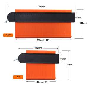 समोच्च गेज प्रोफ़ाइल उपकरण-समायोज्य ताला-ठीक अनियमित आकार अनुलिपित्र-अनियमित वेल्डिंग Woodworking अनुरेखण - Product Image 4