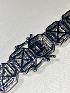 Chaîne tennis en argent 925 de luxe avec diamants Moissanite VVS 5 mm, collier Hip Hop, cadeau de Noël, bijoux Moissanite glacés - Product Image 6