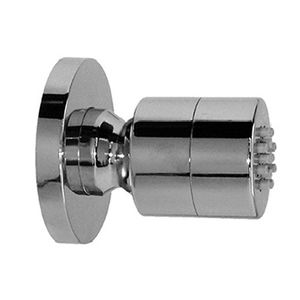 Cabezal de Ducha Redondo con Jet Lateral de 32 mm y Roseta con Acabado Cromado - Product Image 1