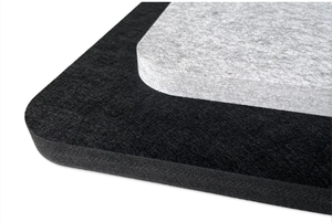 AORONG Zone de dégagement d'espace silencieux autoportante 24mm + Panneaux d'écran en feutre PET acoustique insonorisés <span class=keywords><strong>pour</strong></span> la séparation acoustique - Product Image 4