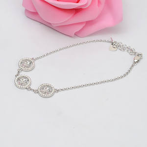 S925 <b>Silver</b> <b>Bracelet</b> for Women Fancy Multi-pearl Jewelry Empty DIY <b>Bracelet</b> Semi-Finished 517 Fashion Pendants <b>Charms</b> - Product Image 3